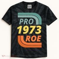 Pro Roe 1973 Roe Vs Wade Pro Choice Kids Tie-Dye T-Shirt thumb 0