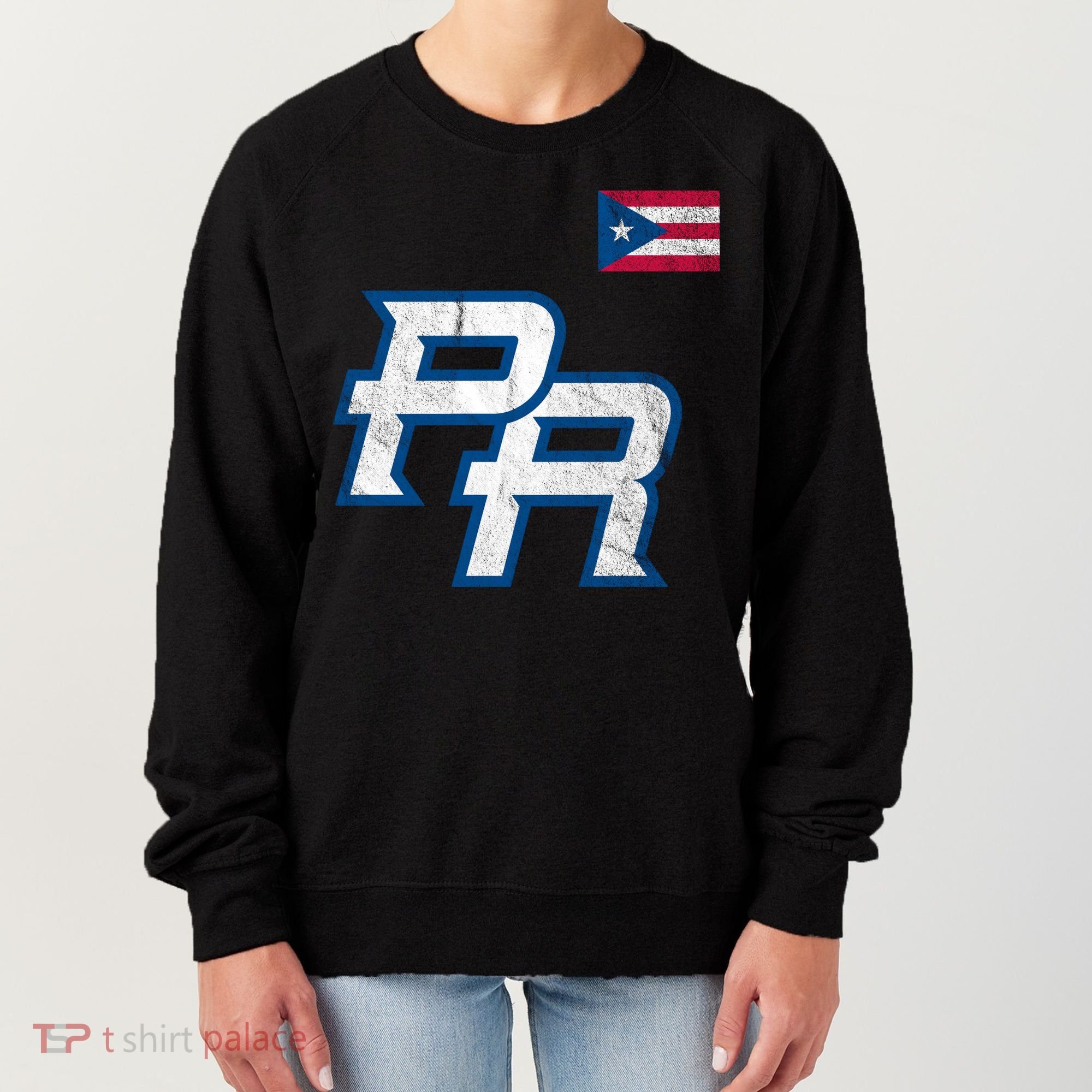 Puerto Rico Baseball Flag Pride Boricua Puerto Rico Women's Sweatshirt