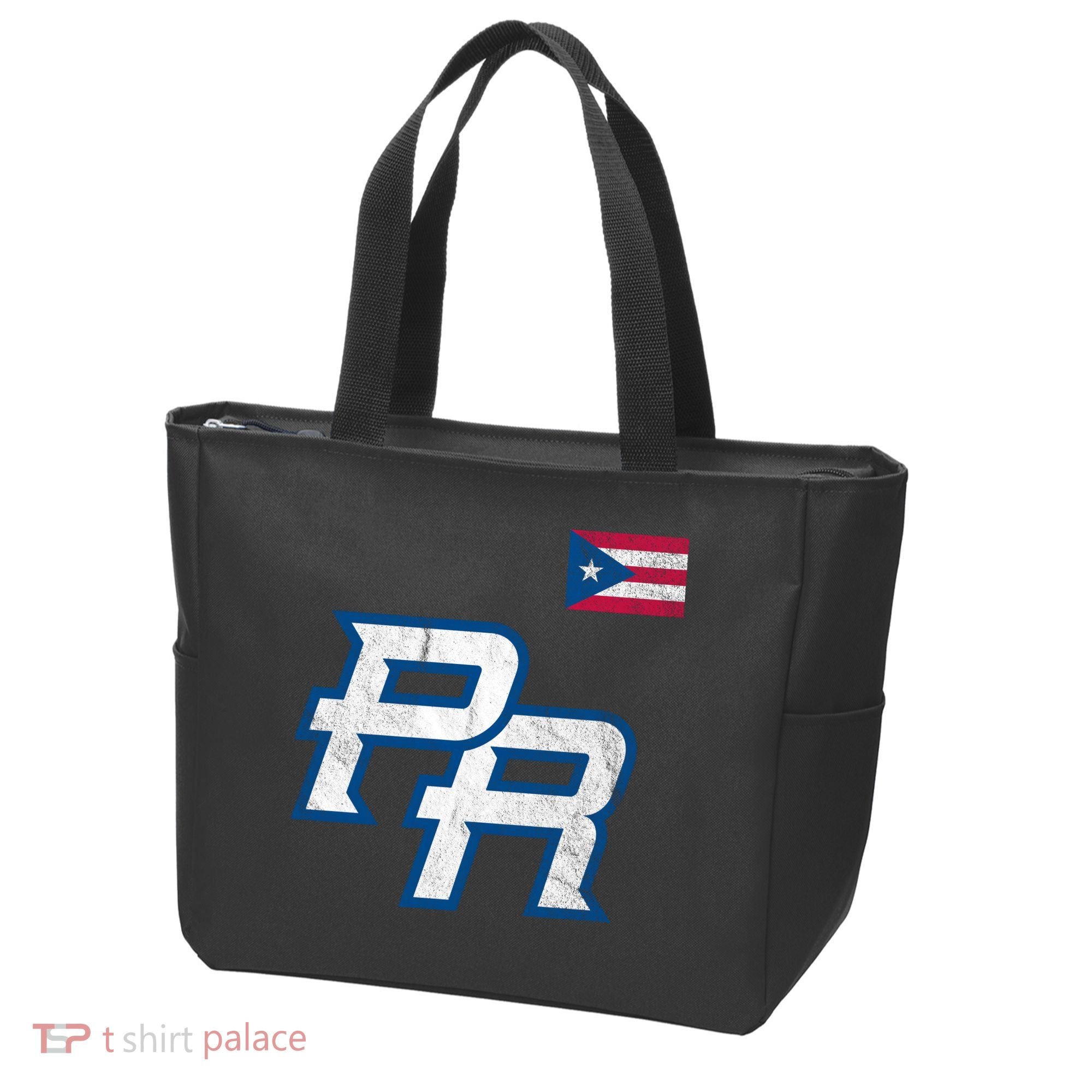 Puerto Rico Baseball Flag Pride Boricua Puerto Rico Tote Bag