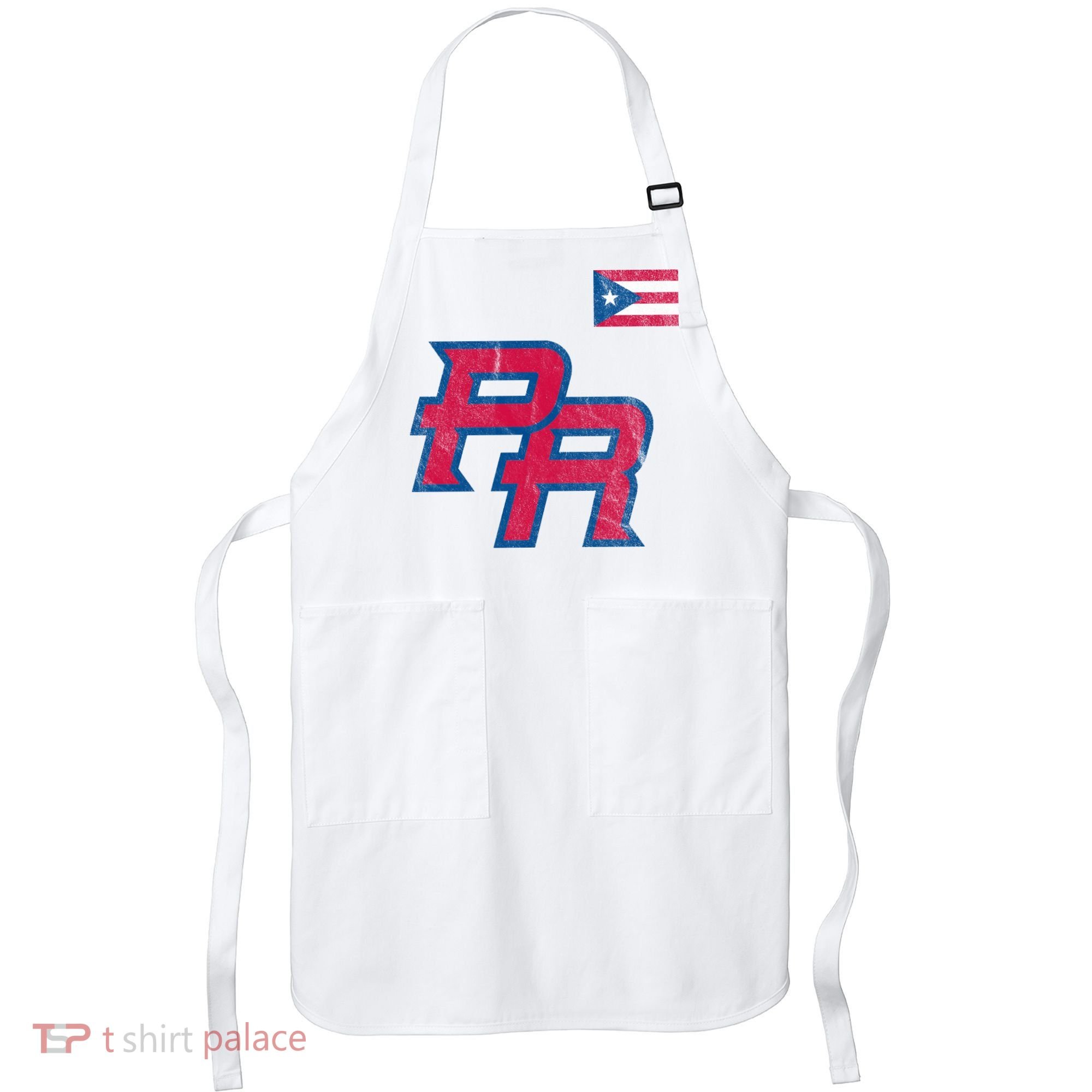 Puerto Rico Baseball Flag Pride Boricua Puerto Rico Apron