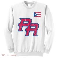 Puerto Rico Baseball Flag Pride Boricua Puerto Rico Sweatshirt thumb 0