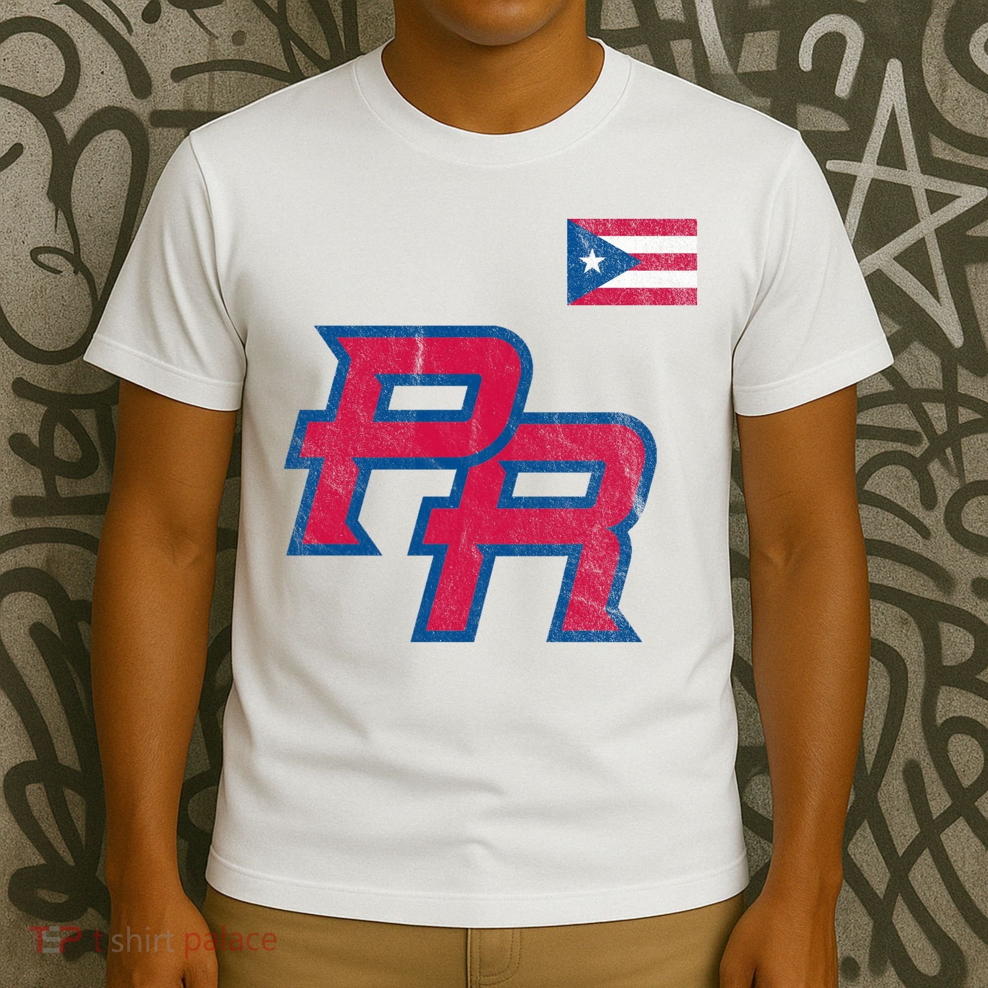 Puerto Rico Baseball Flag Pride Boricua Puerto Rico T-Shirt