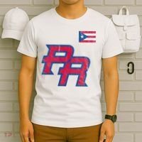 Puerto Rico Baseball Flag Pride Boricua Puerto Rico T-Shirt thumb 6