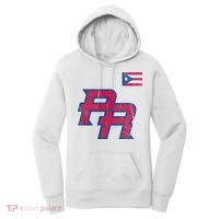 Puerto Rico Baseball Flag Pride Boricua Puerto Rico Women's Hoodie thumb 0
