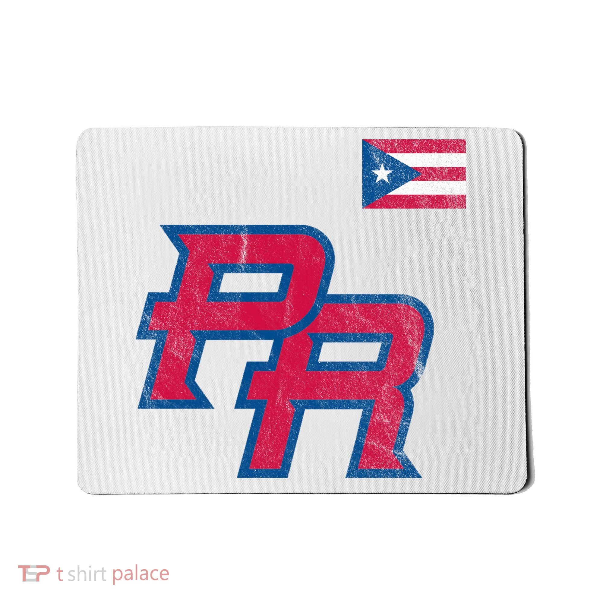 Puerto Rico Baseball Flag Pride Boricua Puerto Rico Mousepad