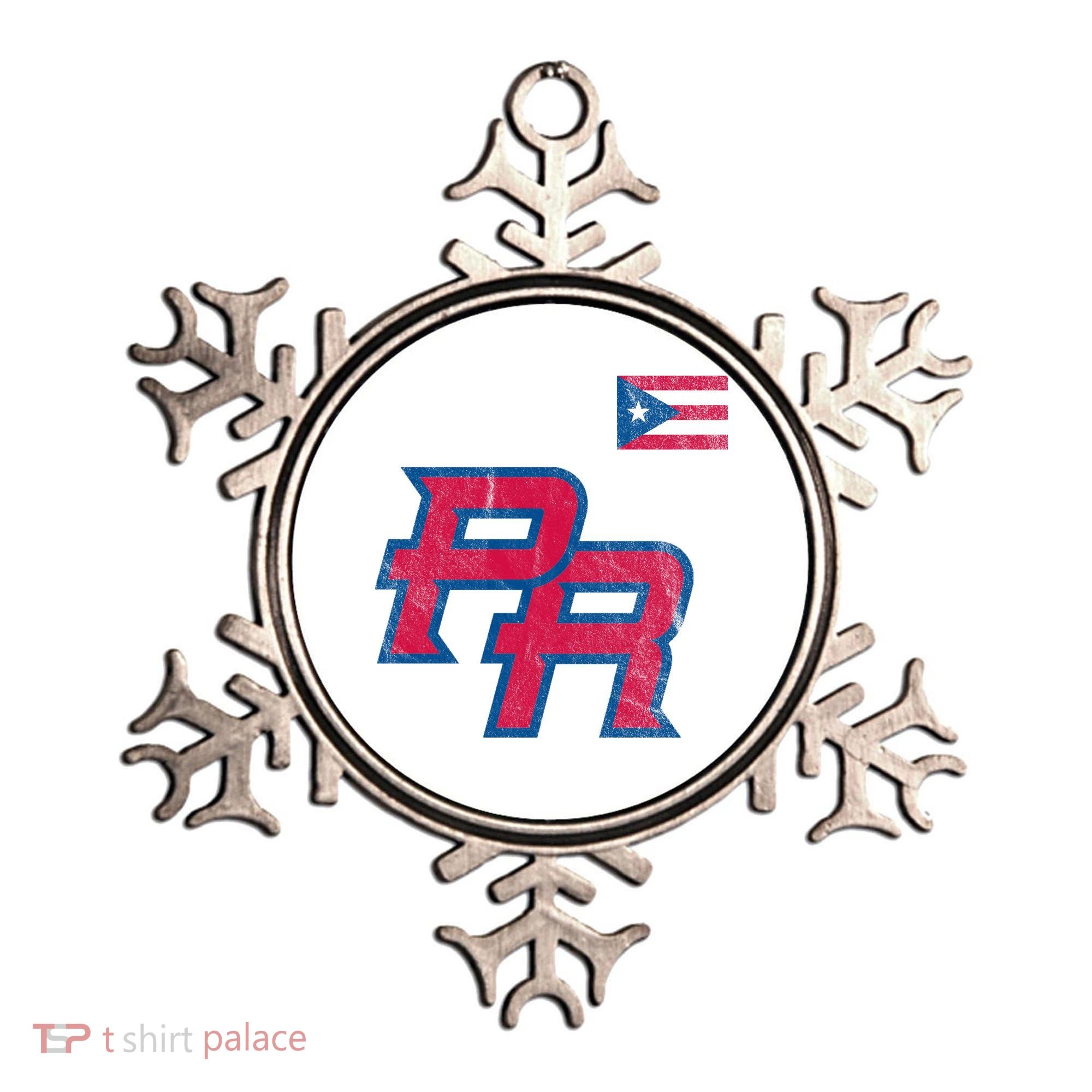 Puerto Rico Baseball Flag Pride Boricua Puerto Rico Ornament