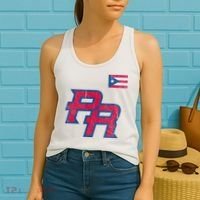 Puerto Rico Baseball Flag Pride Boricua Puerto Rico Women's Tank Top thumb 2