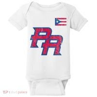Puerto Rico Baseball Flag Pride Boricua Puerto Rico Baby Bodysuit thumb 0