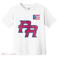 Puerto Rico Baseball Flag Pride Boricua Puerto Rico Toddler T-Shirt thumb 0