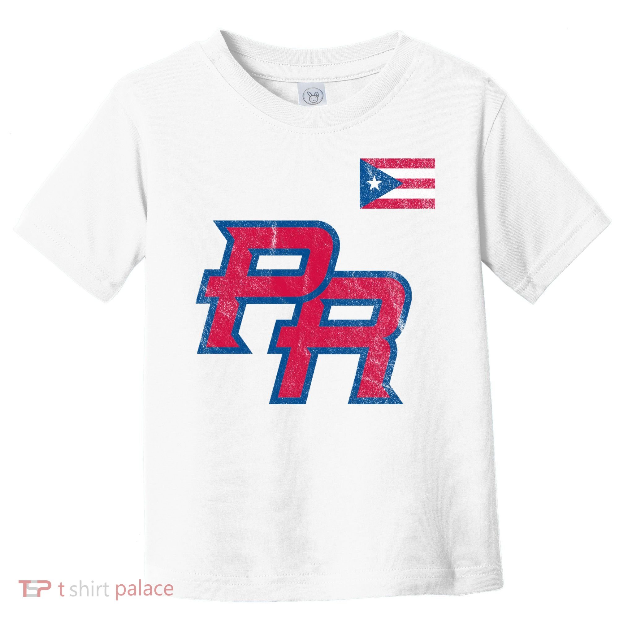 Puerto Rico Baseball Flag Pride Boricua Puerto Rico Toddler T-Shirt