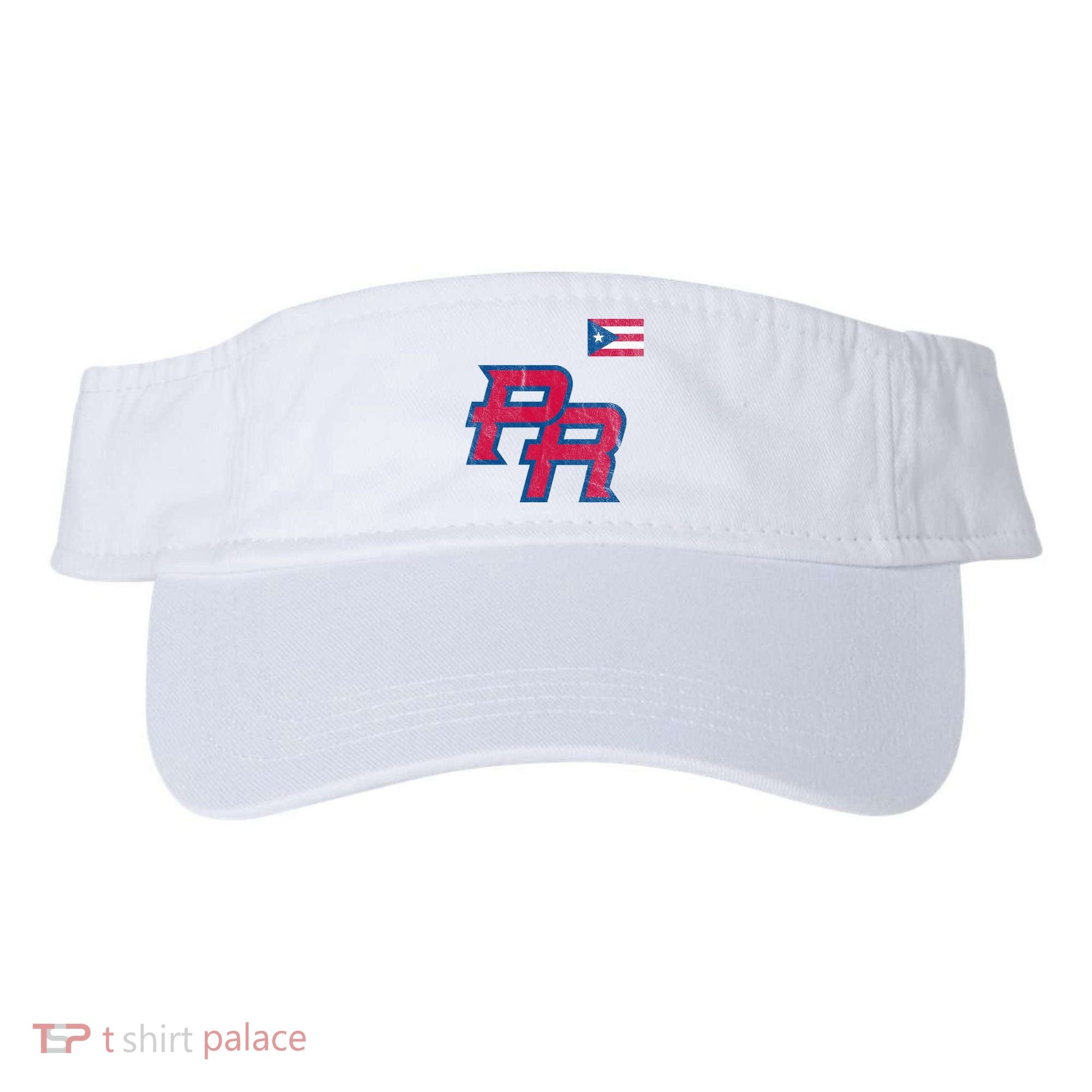 Puerto Rico Baseball Flag Pride Boricua Puerto Rico Visor
