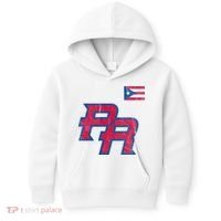 Puerto Rico Baseball Flag Pride Boricua Puerto Rico Kids Hoodie thumb 0