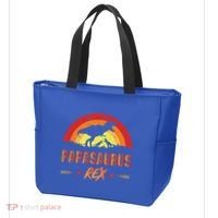 Papasaurus Rex 2 Sunset For Fathers Day Daddysaurus Gift Tote Bag thumb 3