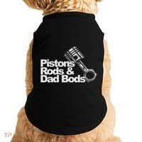 Pistons Rods And Dad Bods Engineer Classic Car Doggie Tank thumb 0