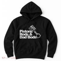 Pistons Rods And Dad Bods Engineer Classic Car Hoodie thumb 0