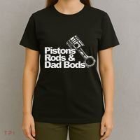 Pistons Rods And Dad Bods Engineer Classic Car T-Shirt thumb 4