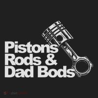 Pistons Rods And Dad Bods Engineer Classic Car Beanie thumb 2