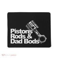 Pistons Rods And Dad Bods Engineer Classic Car Mousepad thumb 0