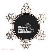 Pistons Rods And Dad Bods Engineer Classic Car Ornament thumb 0