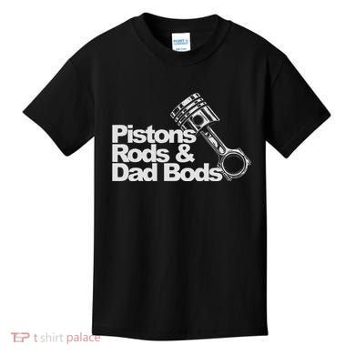 Pistons Rods And Dad Bods Engineer Classic Car Kids T-Shirt