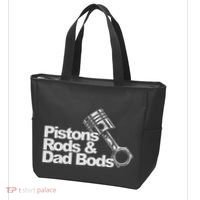 Pistons Rods And Dad Bods Engineer Classic Car Tote Bag thumb 3