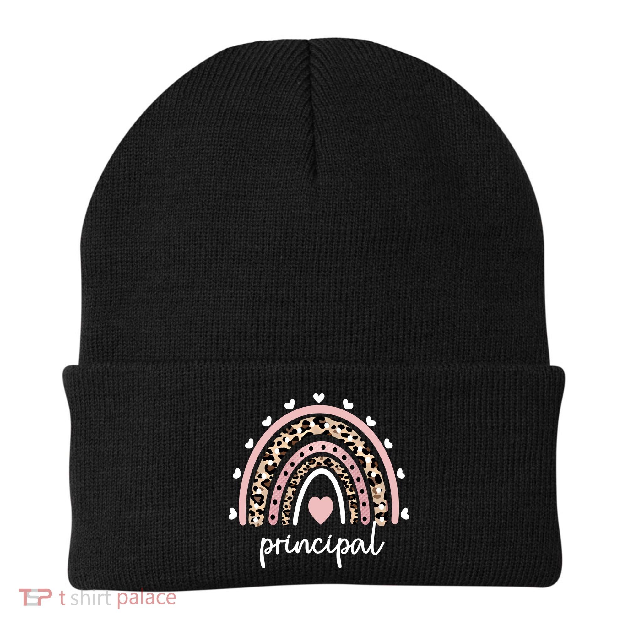 Principal Rainbow Appreciation School Principal Gift Beanie