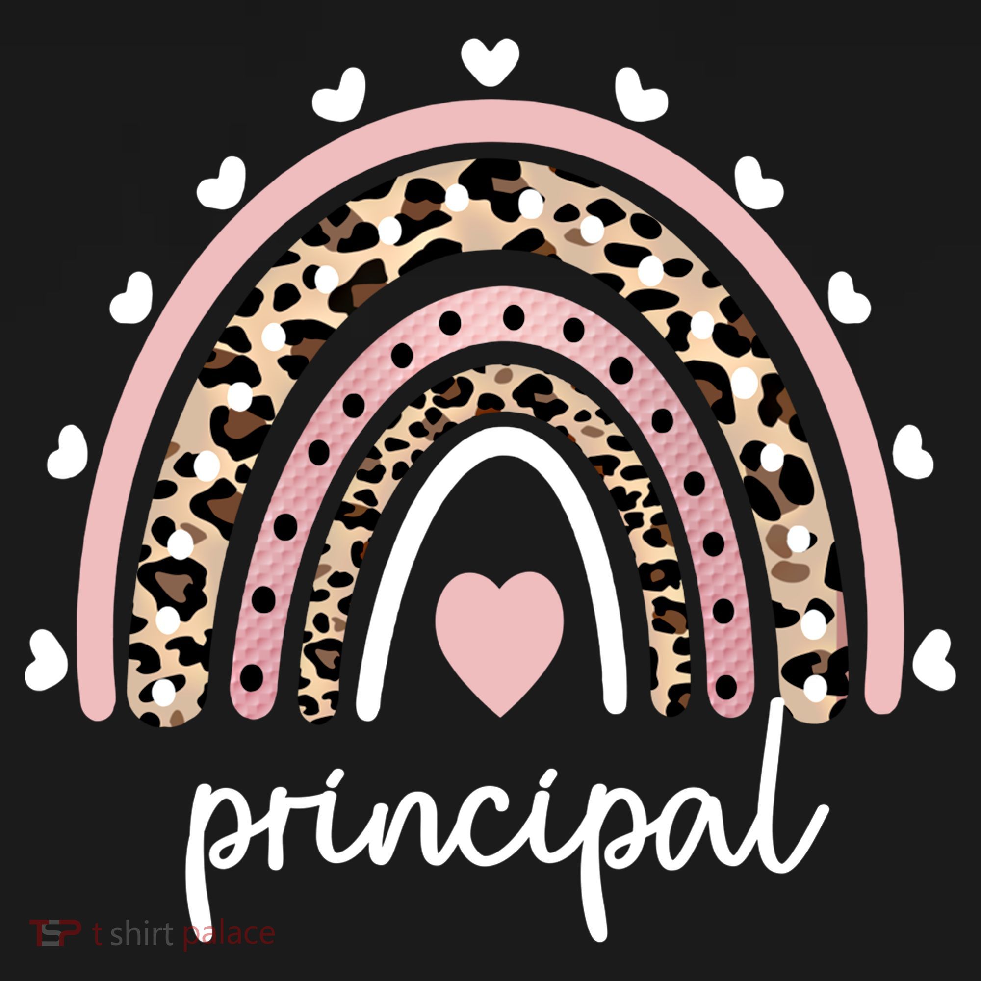 Principal Rainbow Appreciation School Principal Gift Women's Hoodie