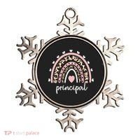 Principal Rainbow Appreciation School Principal Gift Ornament thumb 0