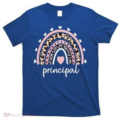 Principal Rainbow Appreciation School Principal Gift T-Shirt