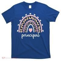 Principal Rainbow Appreciation School Principal Gift T-Shirt thumb 0