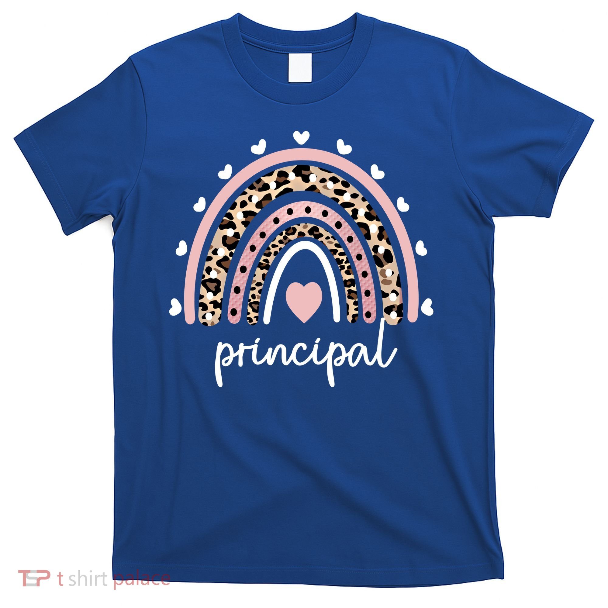 Principal Rainbow Appreciation School Principal Gift T-Shirt