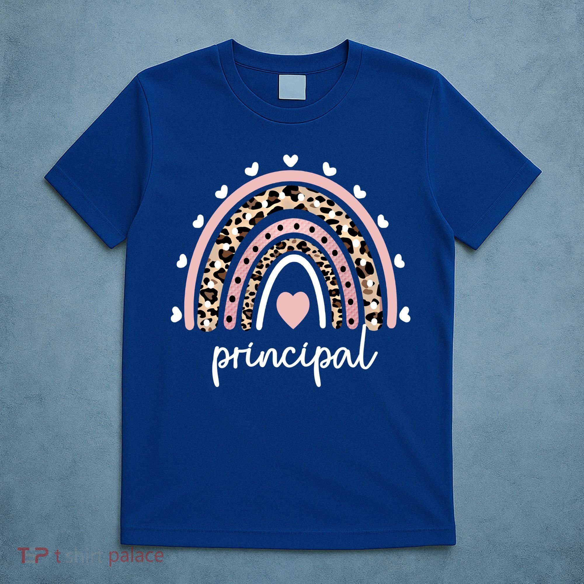 Principal Rainbow Appreciation School Principal Gift T-Shirt