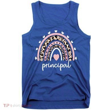 Principal Rainbow Appreciation School Principal Gift Tank Top