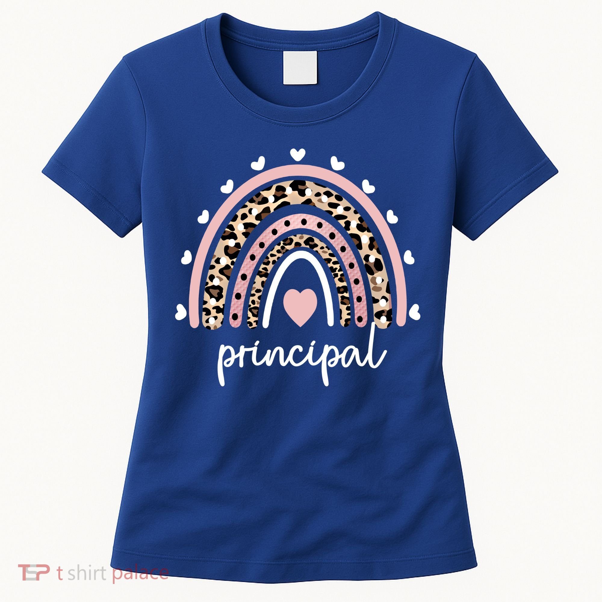 Principal Rainbow Appreciation School Principal Gift Women's T-Shirt