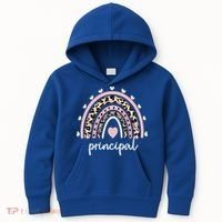 Principal Rainbow Appreciation School Principal Gift Kids Hoodie thumb 0