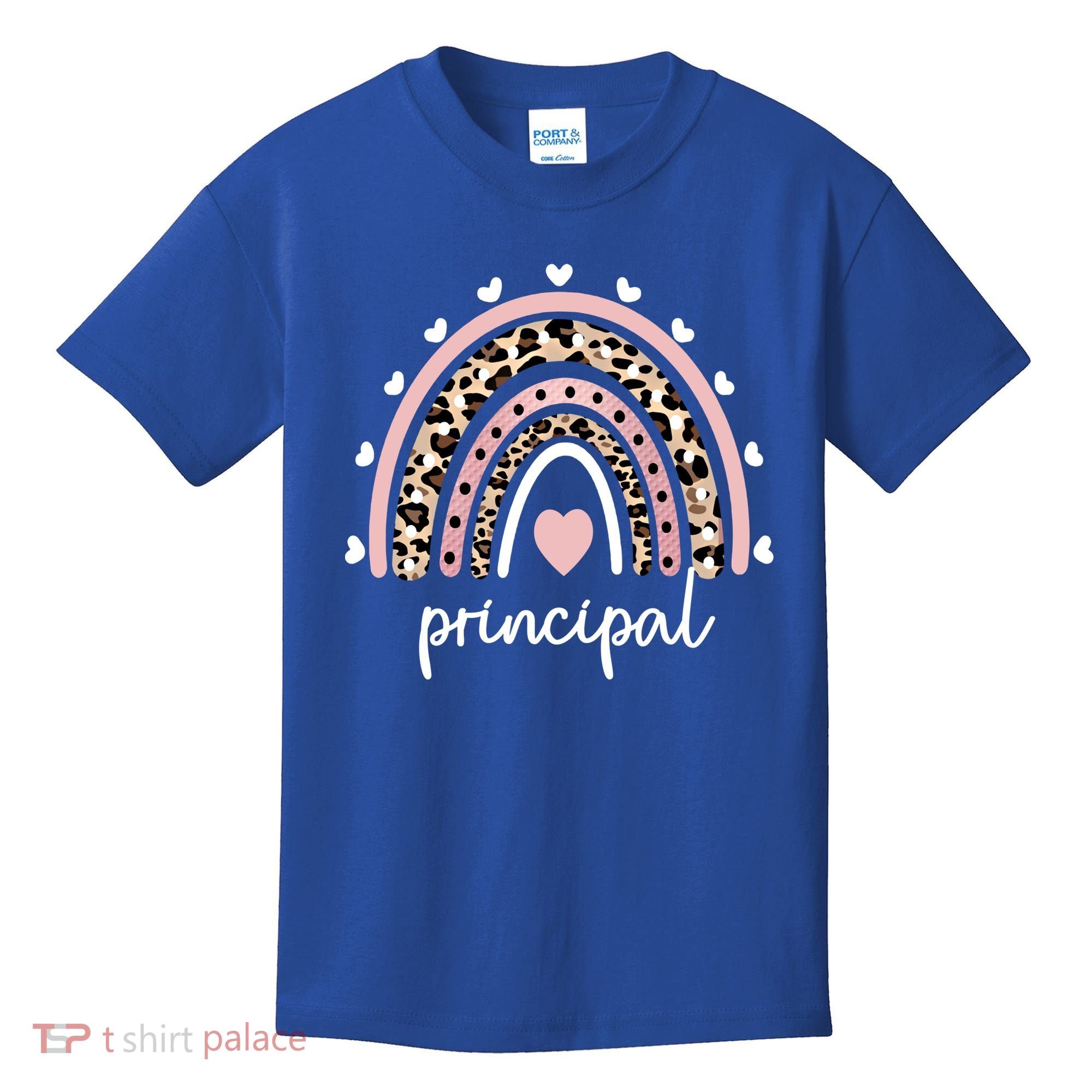 Principal Rainbow Appreciation School Principal Gift Kids T-Shirt
