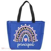 Principal Rainbow Appreciation School Principal Gift Tote Bag thumb 0