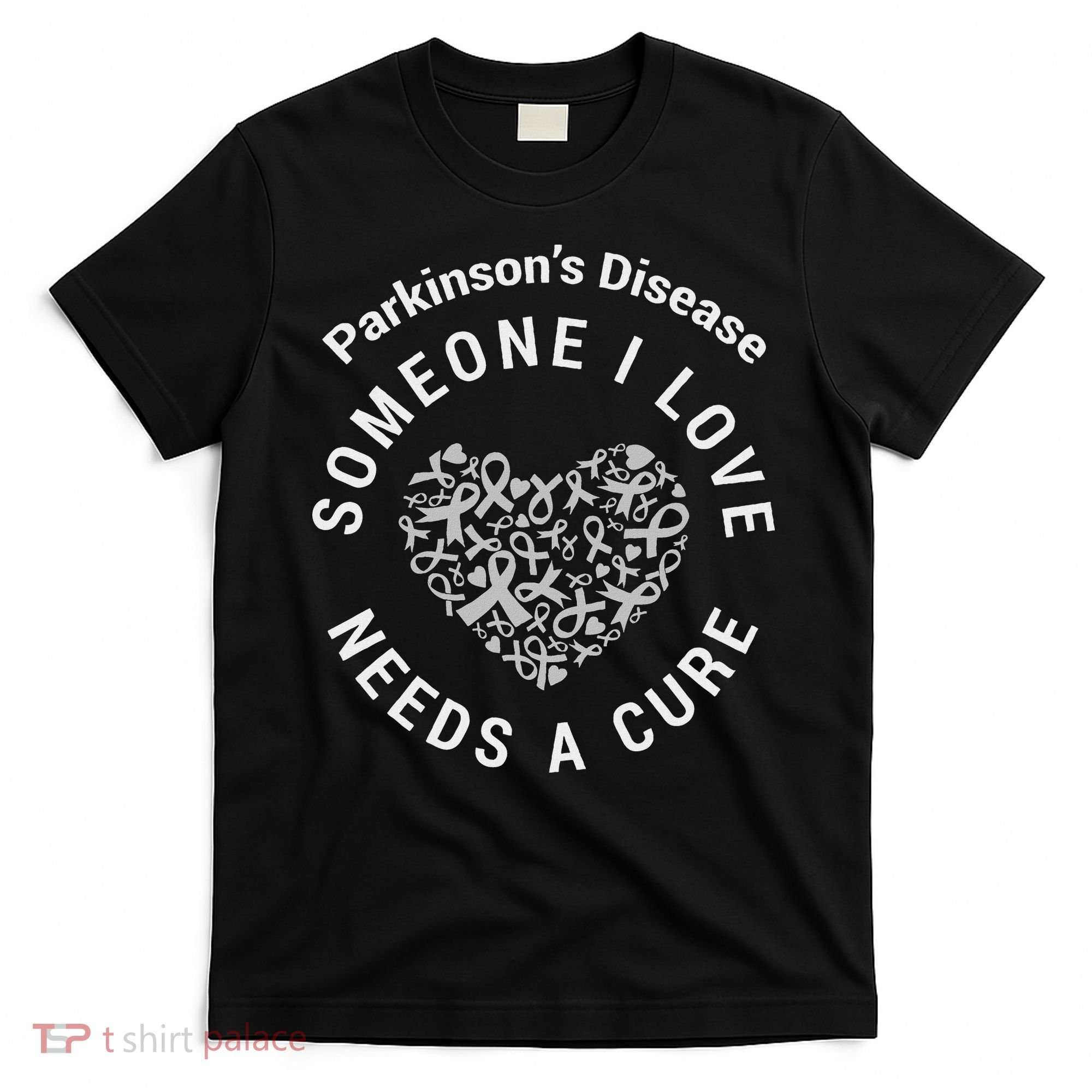 Parkinson's Raise Awareness Need Cure Love Family Support T-Shirt
