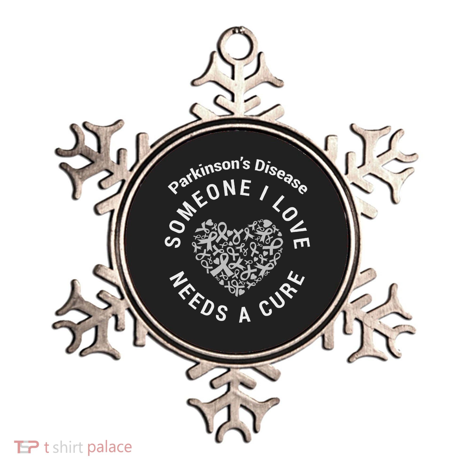 Parkinson's Raise Awareness Need Cure Love Family Support Ornament