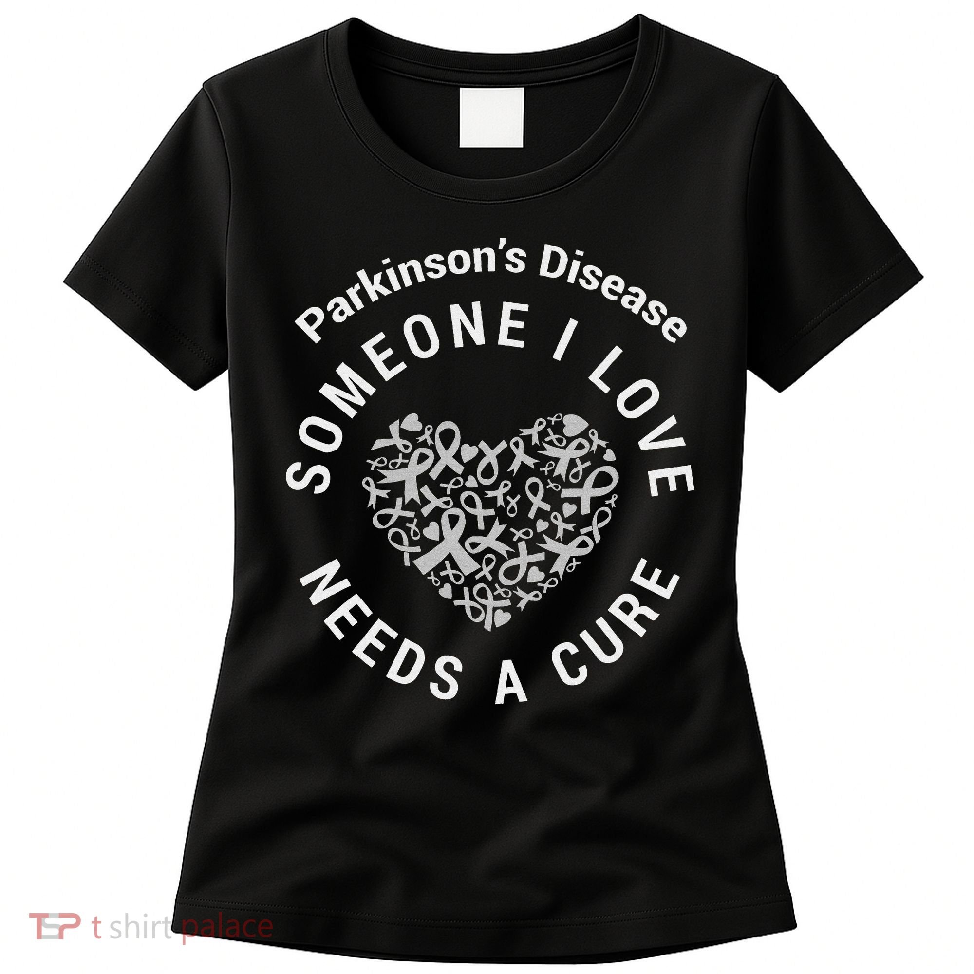 Parkinson's Raise Awareness Need Cure Love Family Support Women's T-Shirt