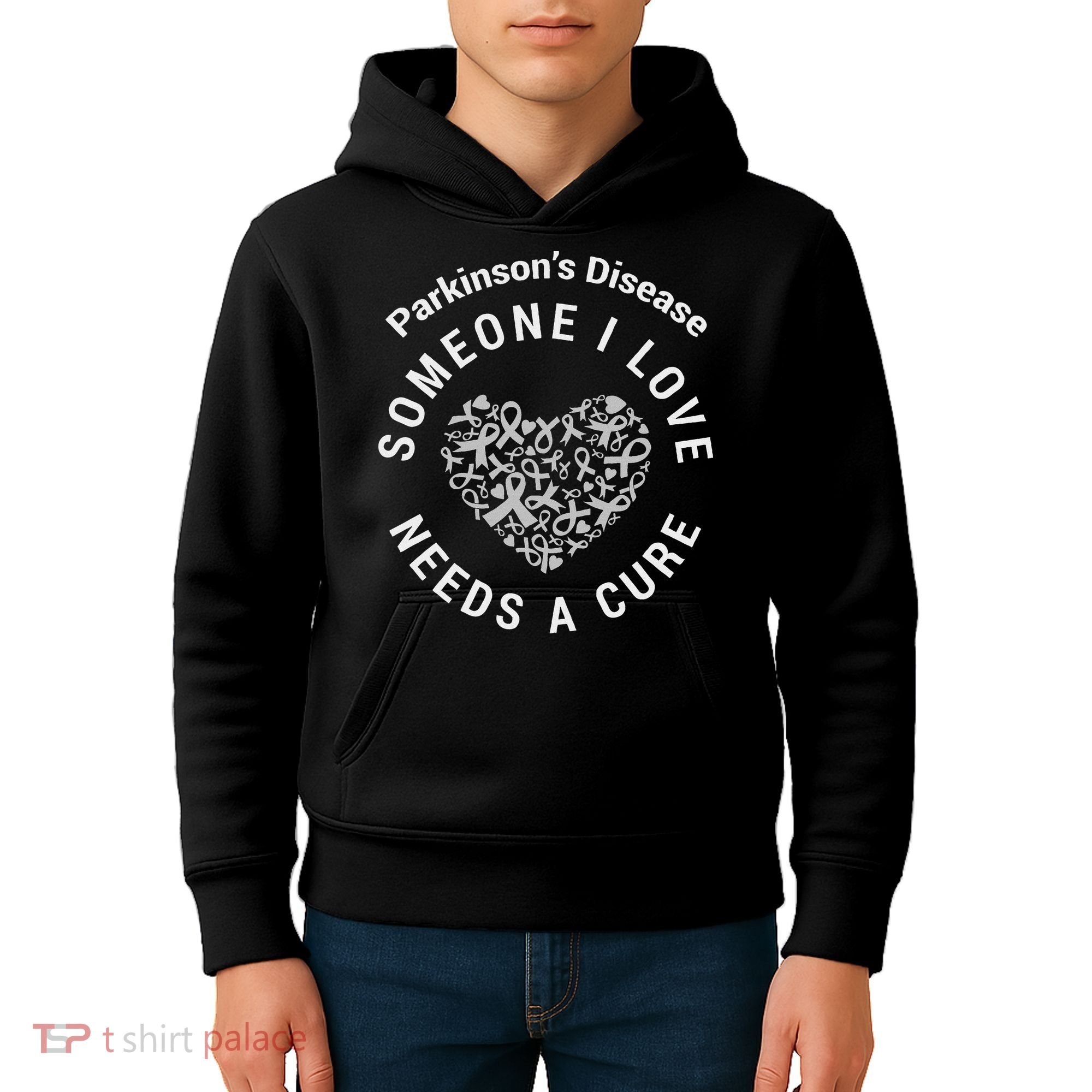 Parkinson's Raise Awareness Need Cure Love Family Support Kids Hoodie