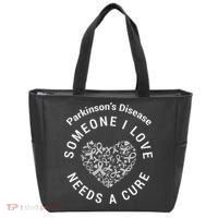 Parkinson's Raise Awareness Need Cure Love Family Support Tote Bag thumb 0