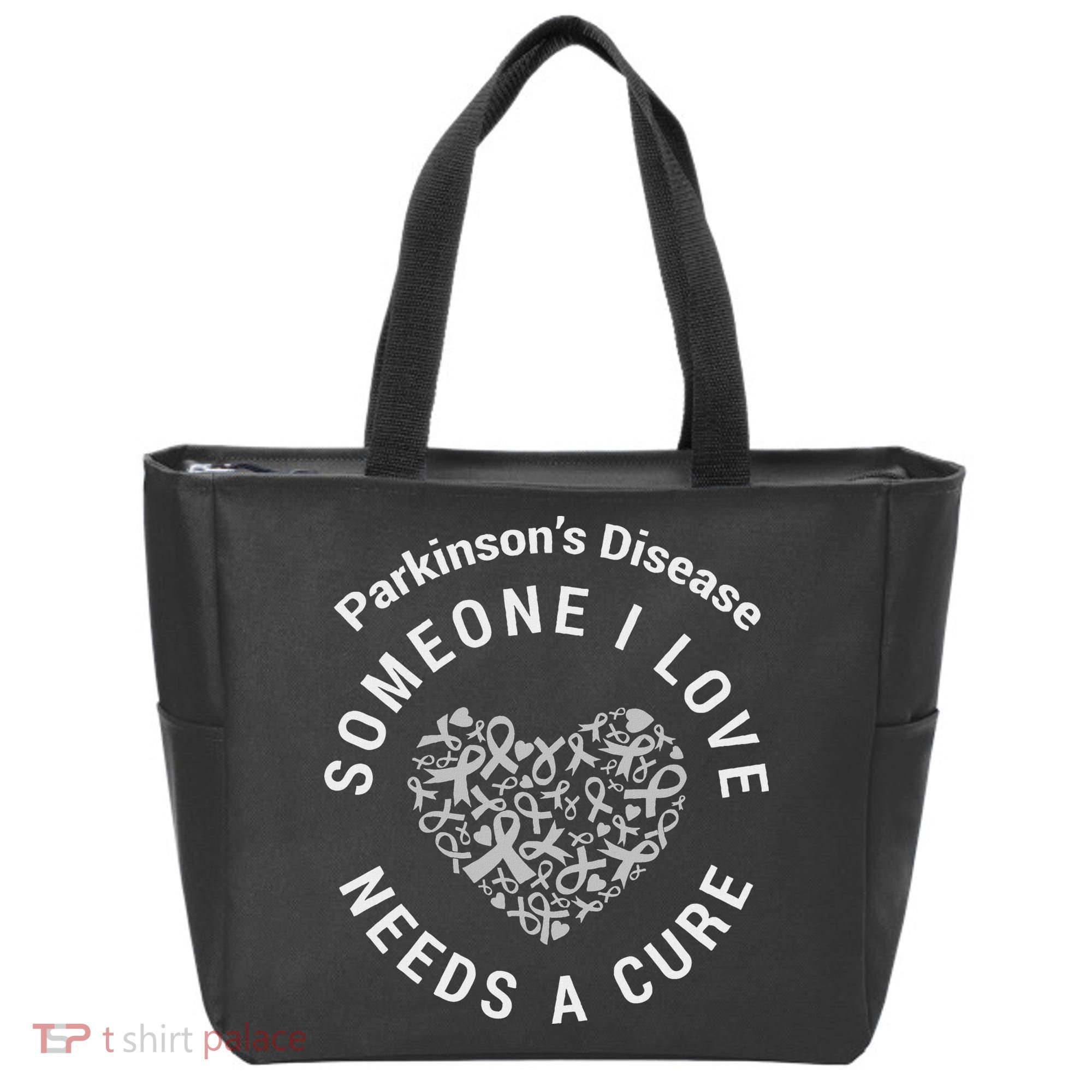 Parkinson's Raise Awareness Need Cure Love Family Support Tote Bag