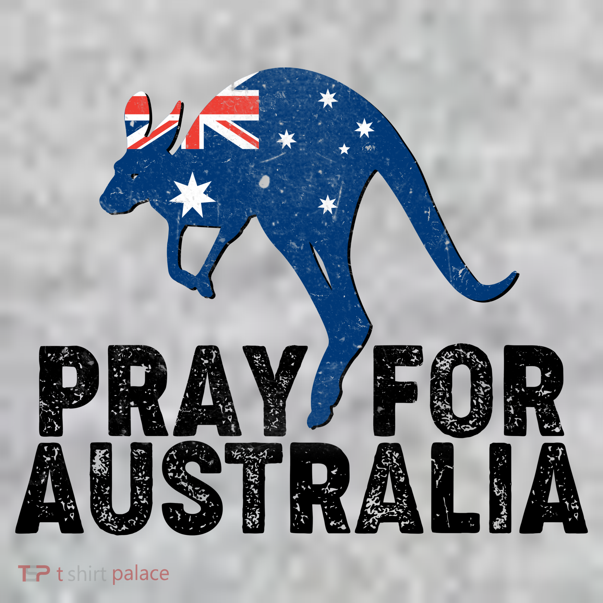 Pray for Australia Kangaroo Australian Flag Sweatshirt
