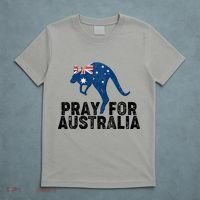 Pray for Australia Kangaroo Australian Flag T-Shirt thumb 5