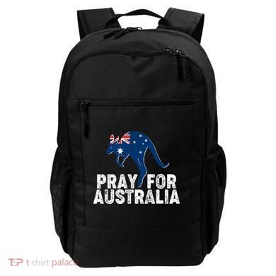 Pray for Australia Kangaroo Australian Flag Backpack