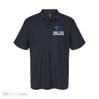 Pray for Australia Kangaroo Australian Flag Polo thumb 0