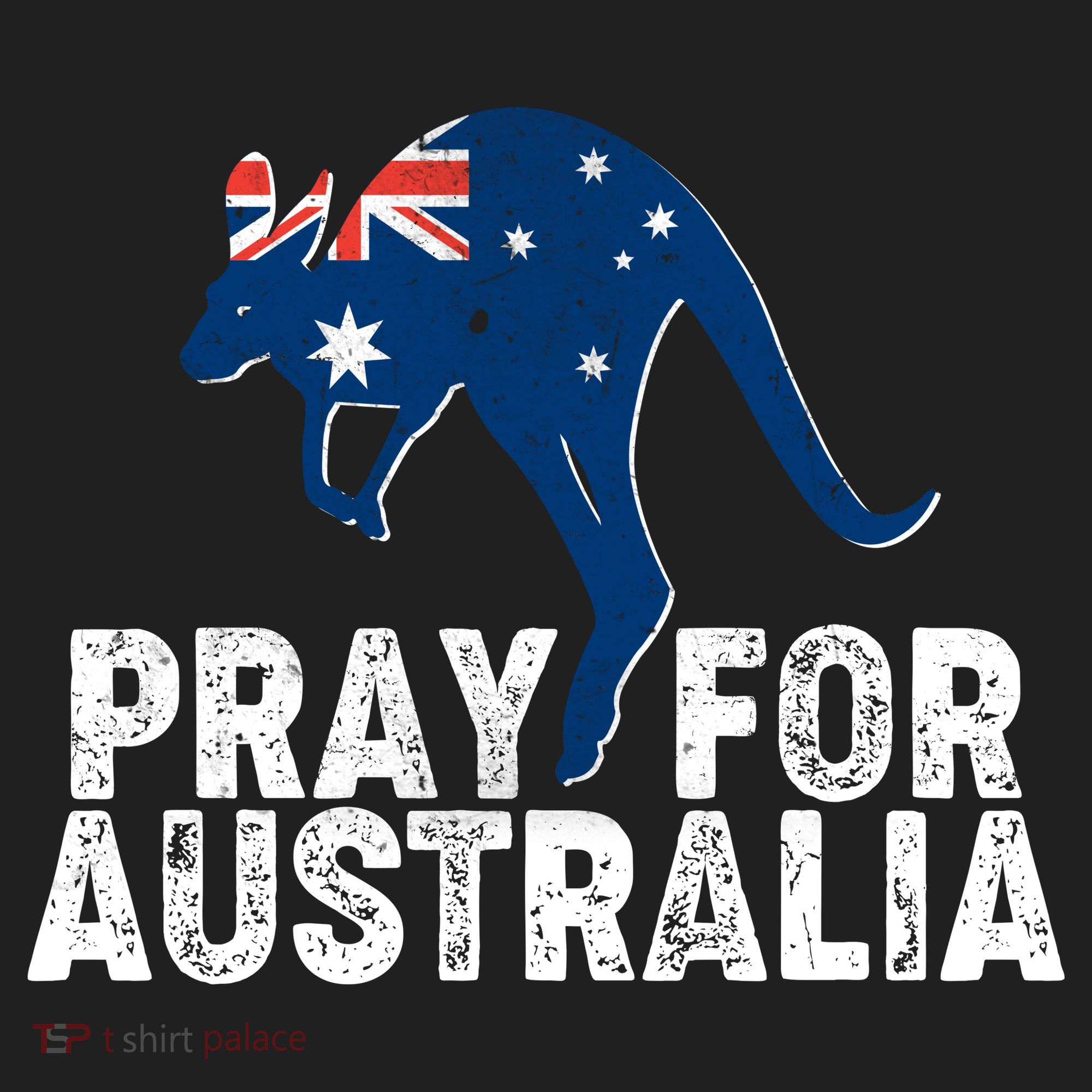 Pray for Australia Kangaroo Australian Flag Tumbler