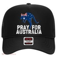 Pray for Australia Kangaroo Australian Flag Hat thumb 0