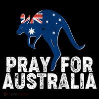Pray for Australia Kangaroo Australian Flag Toddler Hoodie thumb 2